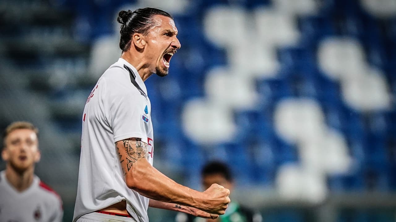 Doblete de Ibrahimovic consolida al AC Milan en Europa