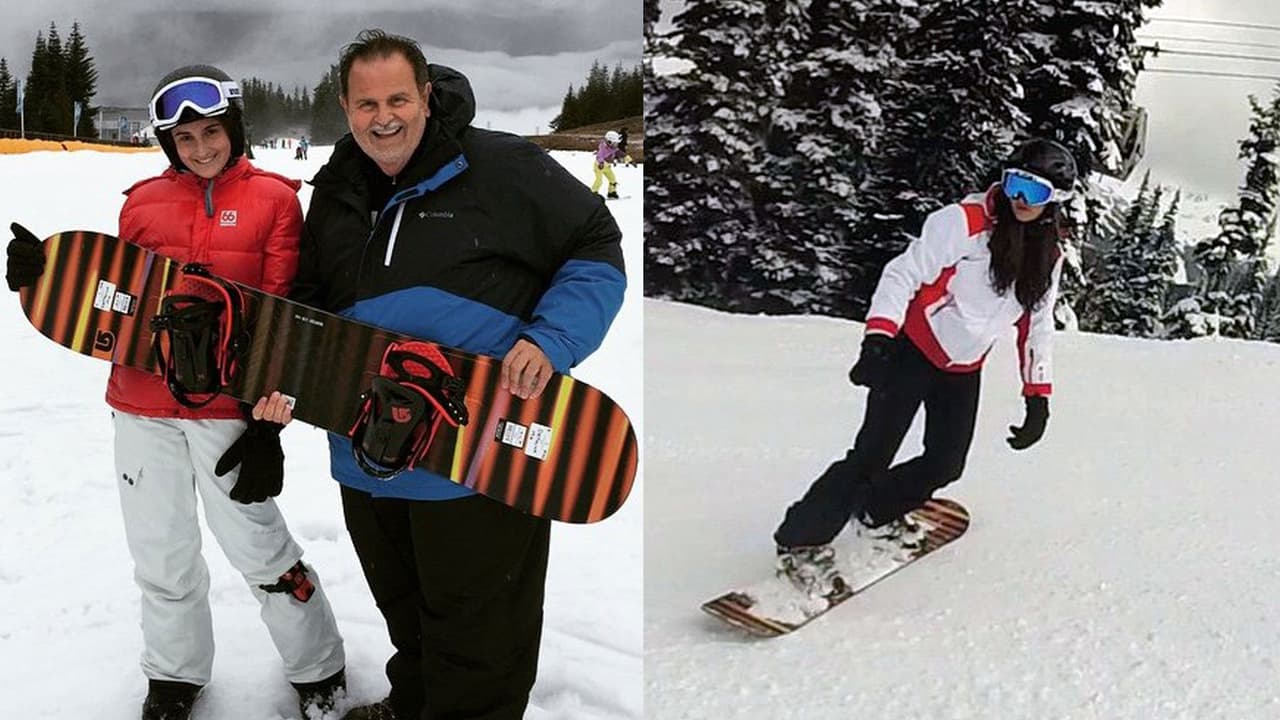 Mia y Raúl en Canadá.