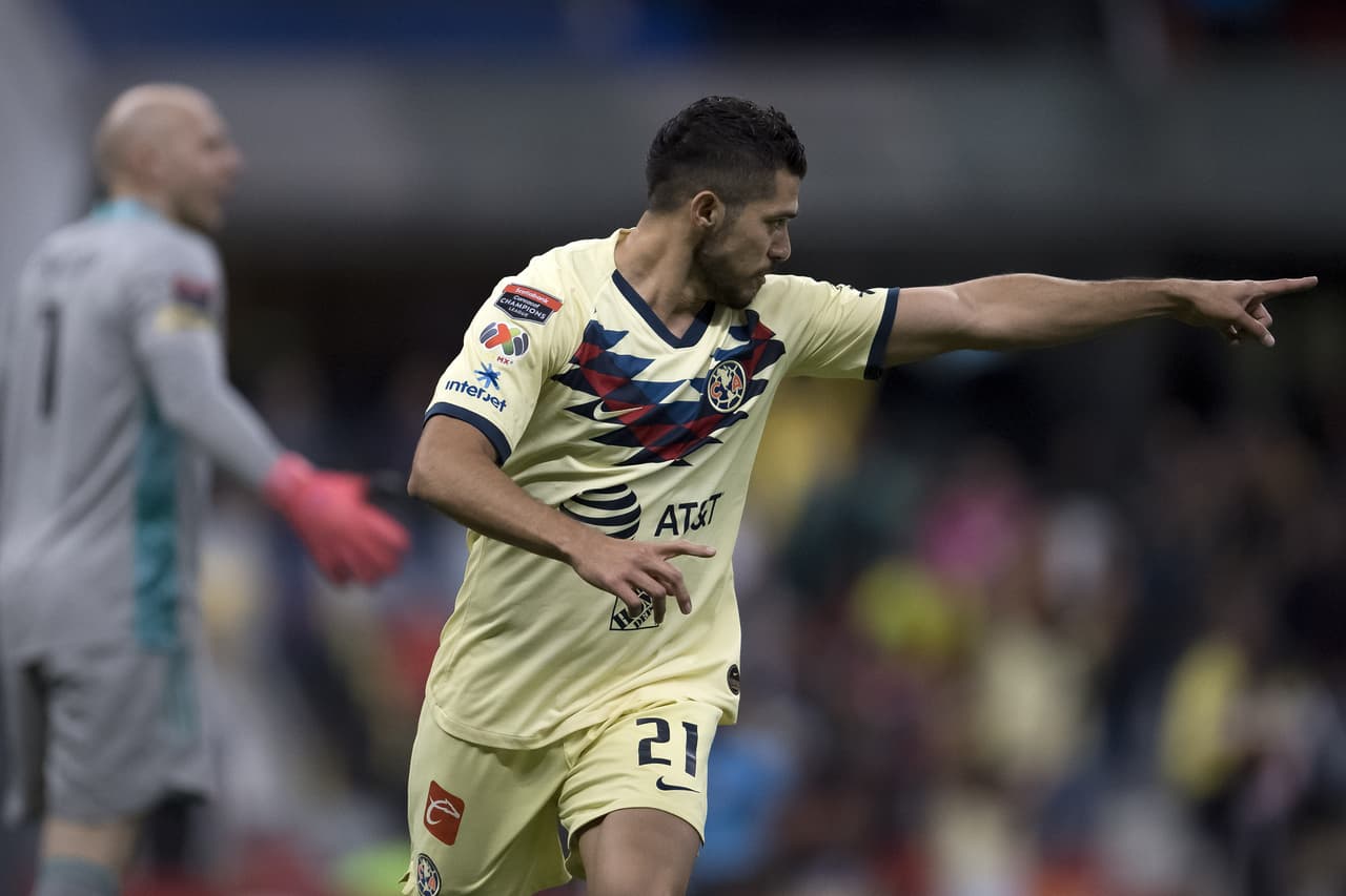 Henry Martin recibió un balón filtrado al área grande al 13’ y marcó el segundo para el América.