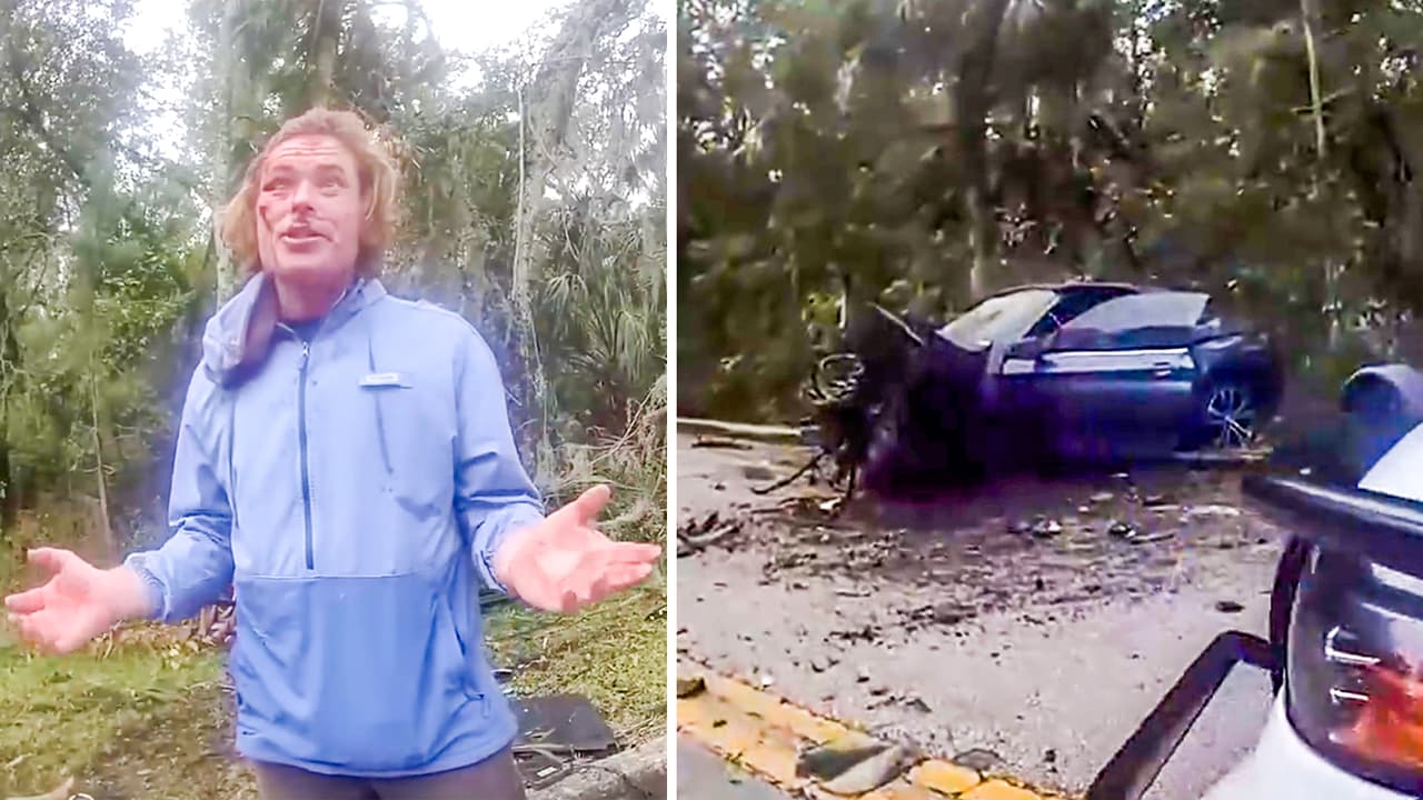 "Me teletransporté": Las excusas de un sospechoso tras chocar un BMW robado en Florida