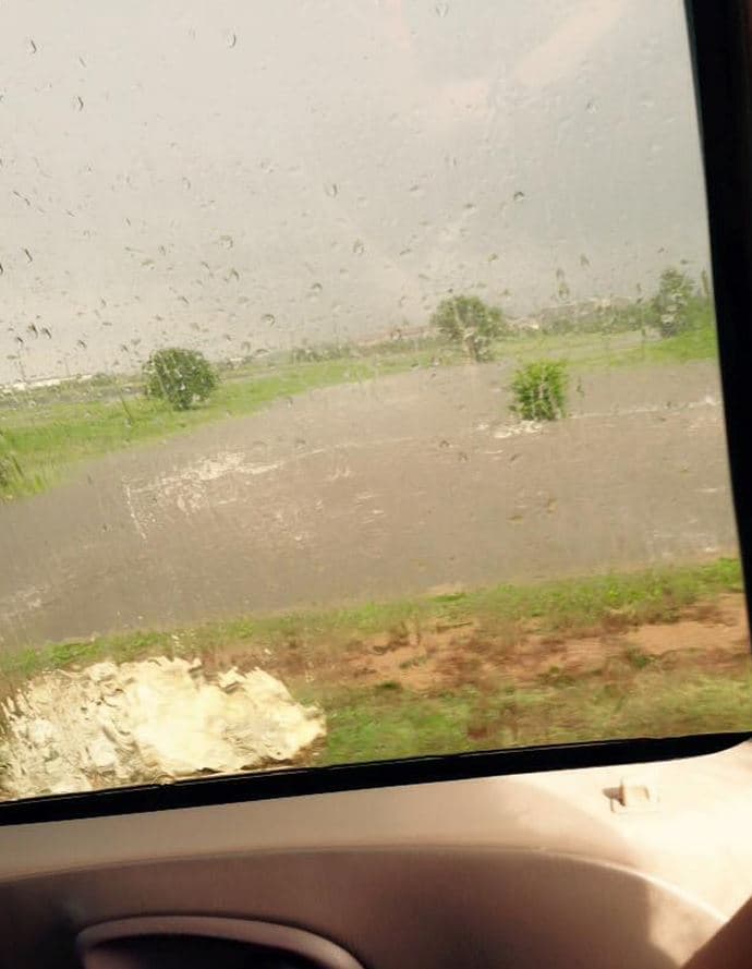 La audiencia compartió fotos del centro de Texas tras el paso de Bill.