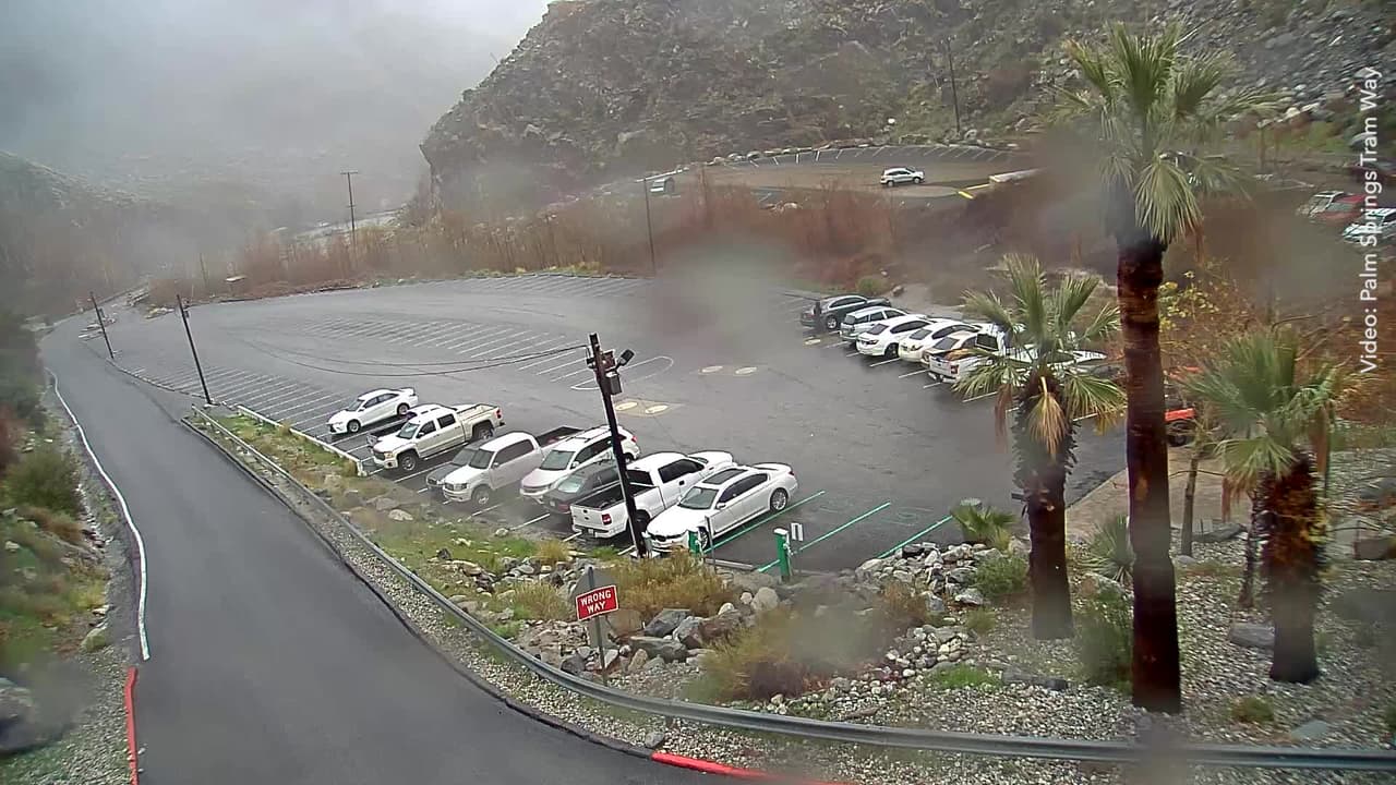 Impactante video muestra cómo una tormenta histórica destruye zonas en Palm Springs

