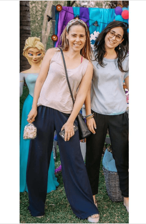 Margarita Magaña y su hija Shakti Aspe Magaña