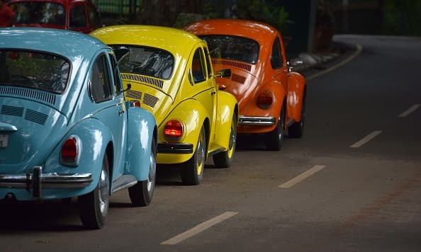 En 1968 Estados Unidos se convirtió en el mercado más importante del escarabajo, alcanzando un máximo de ventas de 563,522 autos, es decir 40% de la producción de Volkswagen.