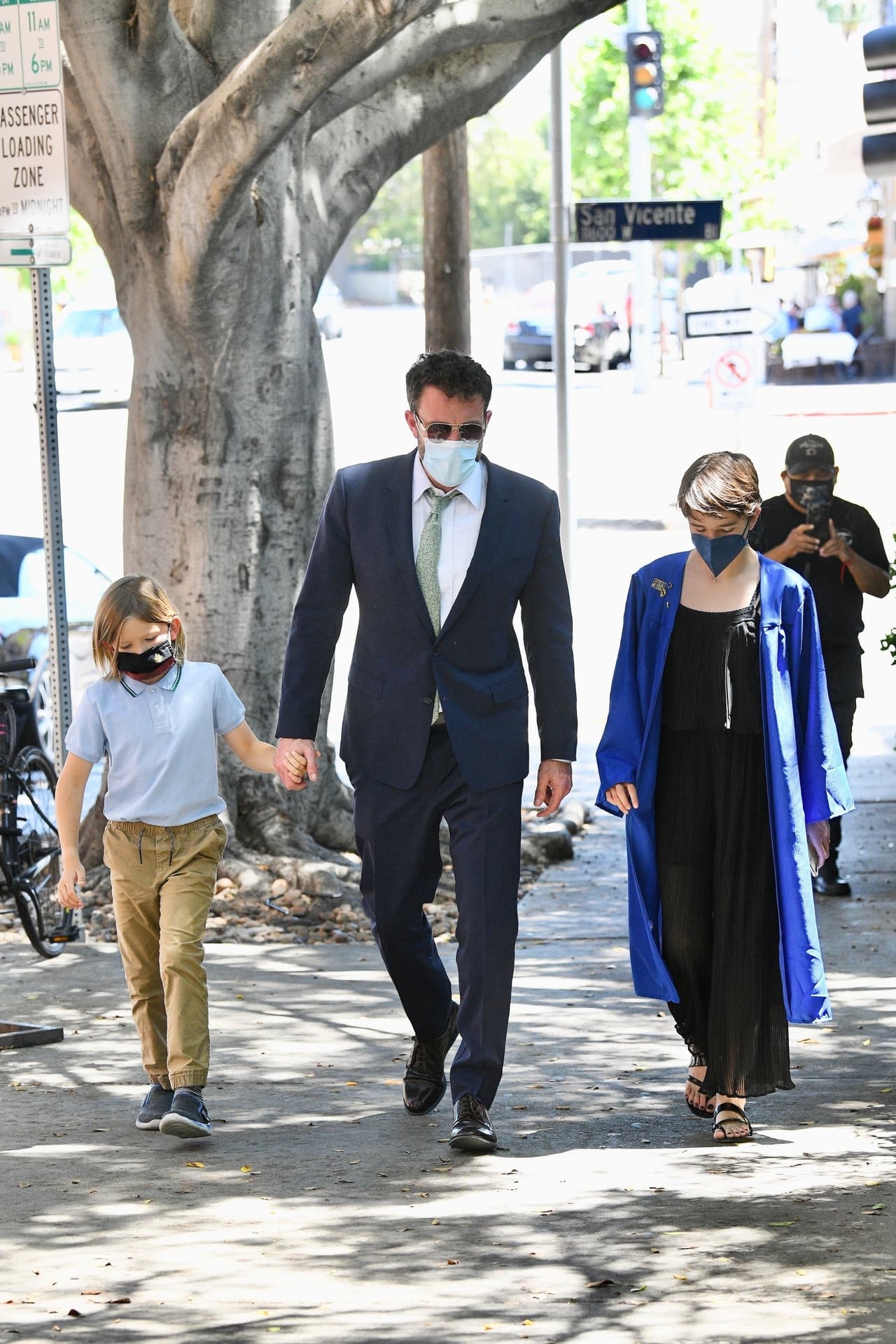 El evento reunió a la familia completa, que decidió cerrar la celebración con un desayuno en Brentwood.