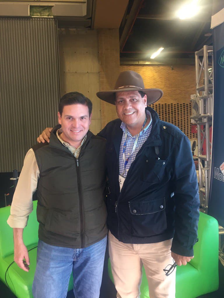 Sus últimas apariciones en televisión fueron como conductor de Agrochannel, un canal dedicado a la agricultura y el sector agropecuario. "El exministro de defensa y precandidato presidencial Juan Carlos Pinzón estuvo en nuestro set", publicó el actor en su cuenta de Twitter en julio de 2017.