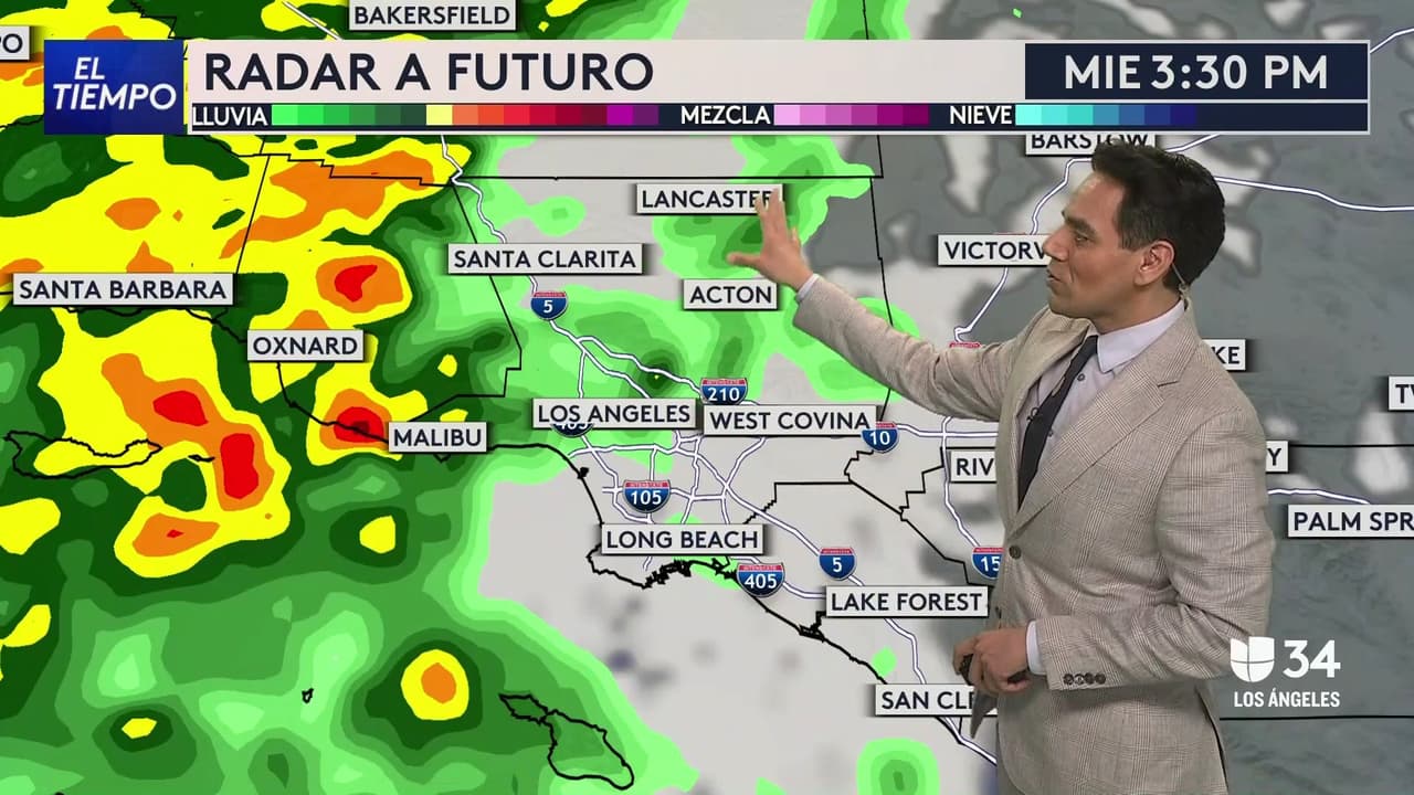 Pronóstico del Tiempo hoy en Los Ángeles: Alerta por tormenta fría moderada