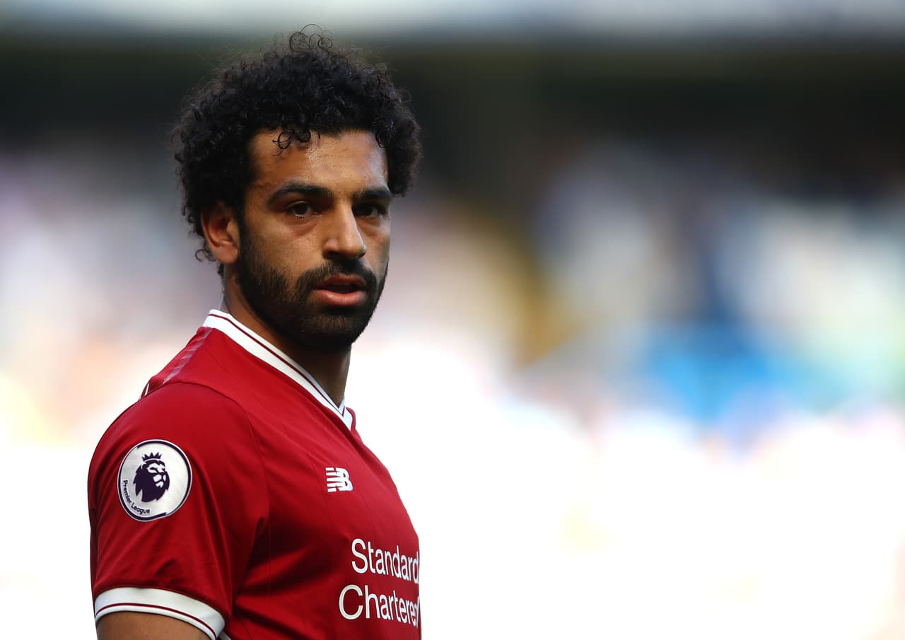 LONDON, ENGLAND - MAY 06: Mohamed Salah of Liverpool looks on during the Premier League match between Chelsea and Liverpool at Stamford Bridge on May 6, 2018 in London, England. (Photo by Julian Finney/Getty Images)