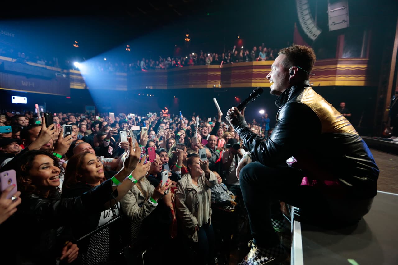 El concierto se transmitió en vivo desde la página de Facebook de Uforia Music.