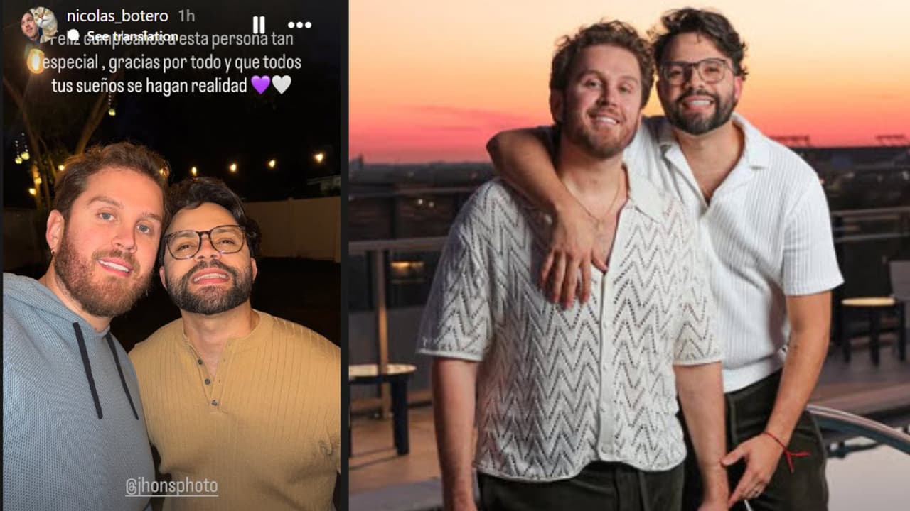 Nicolás Botero de 'Los Chicaneros' le dedicó un cariñoso mensaje a su novio Jhon Sequera con motivo de su cumpleaños.