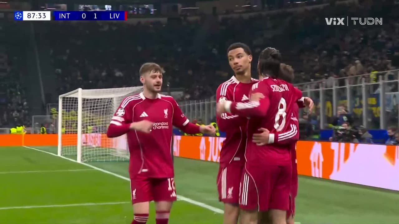 ¡Gol de Liverpool! Se abre el marcador gracias a Szoboszlai desde el punto penal