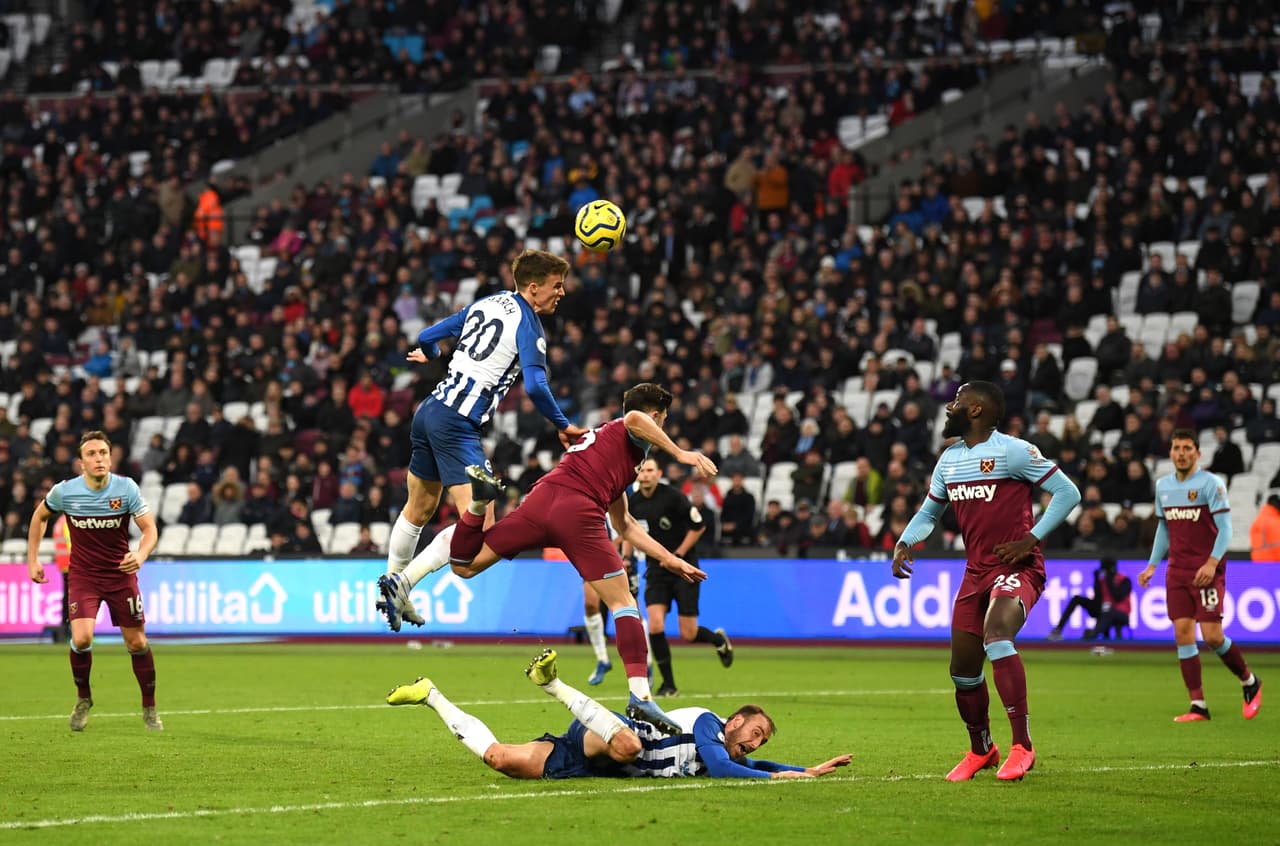 Tras el empate con sabor a derrota, West Ham llega a 24 unidades y Brighton a 26.