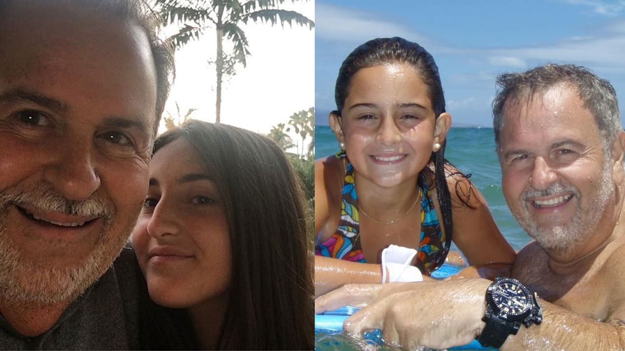 Han pasado los años y en este comparativo se aprecia cómo ha crecido Mía.