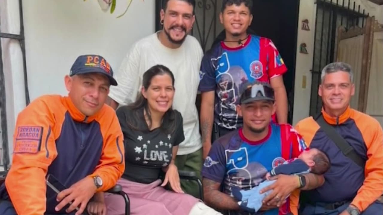 Bebé rescatado tras rerremoto en La Guaira se convierte en símbolo de esperanza