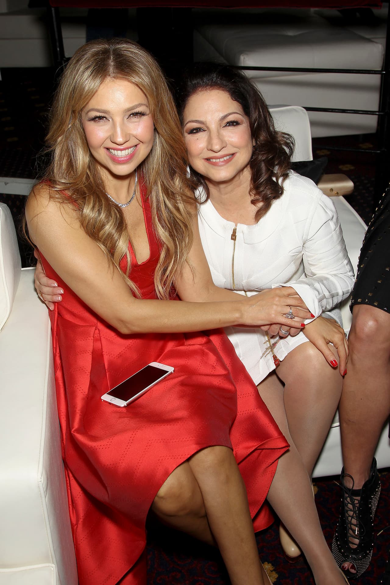 Thalía ha logrado establecer una excelente relación con la familia Estefan.