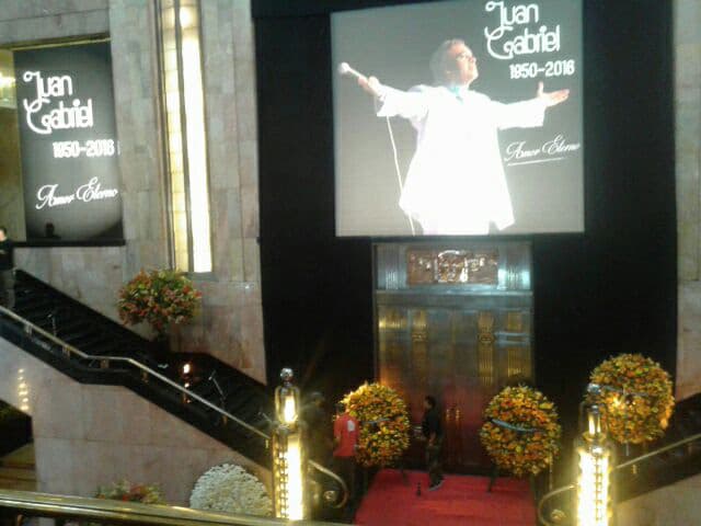 El interior del Palacio de Bellas Artes.