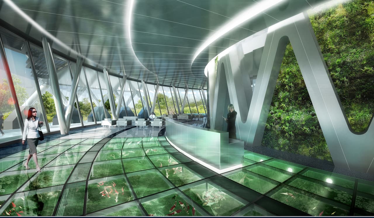 La torre, aún en construcción en el centro de Taipéi, es denominada por algunos ‘bosque urbano vertical’ debido a su gran contenido vegetal. Para otros es llamada el edificio que ‘se come la contaminación’ debido a su función ecológica. También hay quienes la llaman ‘la torre girada’ a causa de su peculiar forma helicoidal. Según el punto de vista del peatón que la observe desde las 4 calles circundantes, la torre TZYY cambiara de cara, adoptando uno de estos cuatros perfiles sorprendentes: "V", "X" transversal, elíptica o piramidal, señala el autor del proyecto.