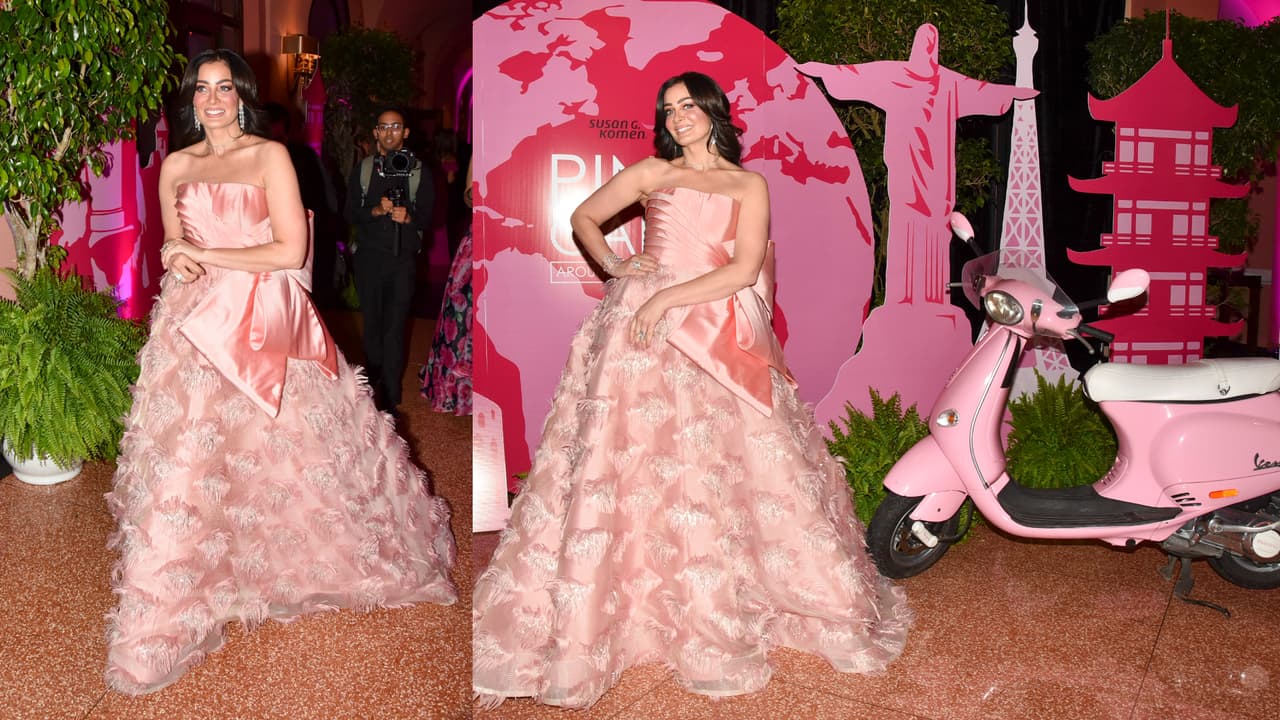 El vestido fue diseñado por el también boricua Harry Robles.