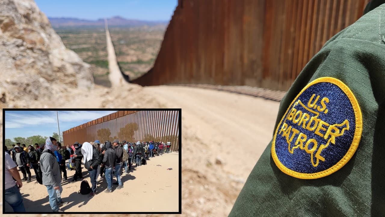 Llegan grupos grandes de inmigrantes de Cuba, República Dominicana, Brasil y Colombia por Lukeville, Arizona