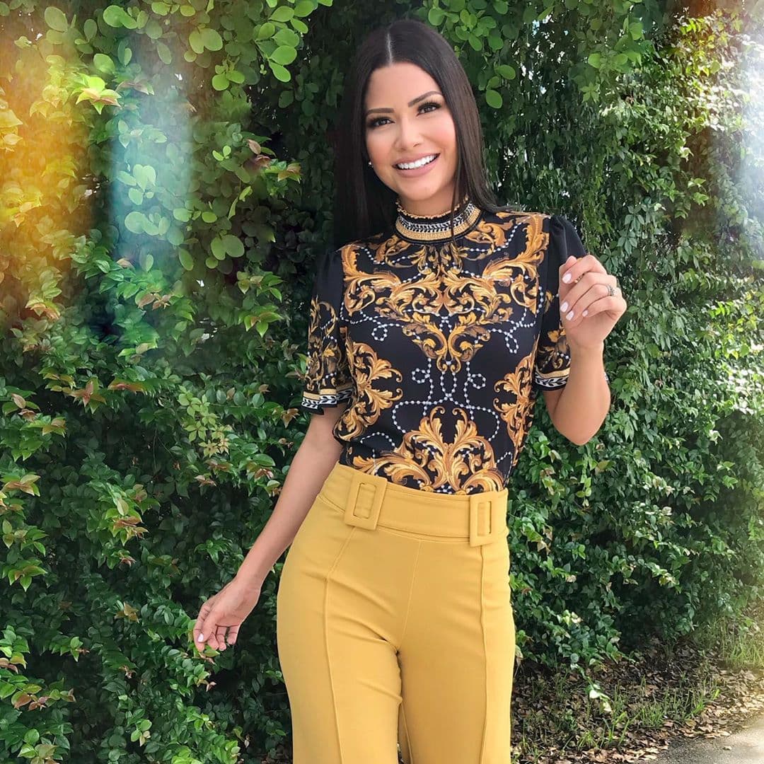 Andrea Chediak incluyó en el desfile de moda en el que presentó la tendencia modelos de la tienda de ropa de Ana Patricia Gámez, Beashion Boutique.