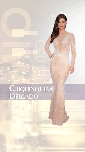 Chiquinquirá Delgado tiene unas curvas infartantes, por eso los modelos que usa siempre resaltan su hermosa silueta.