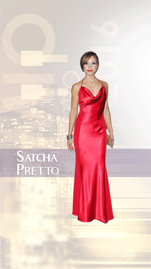 Satcha Pretto sabe de moda y lo refleja en cada Alfombra en la que se presenta.