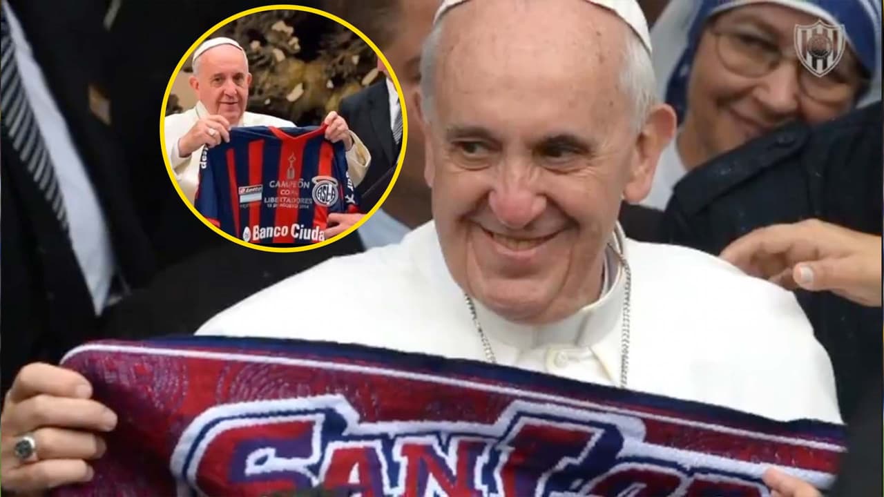 Conmovedor mensaje de despedida del San Lorenzo al Papa Francisco
