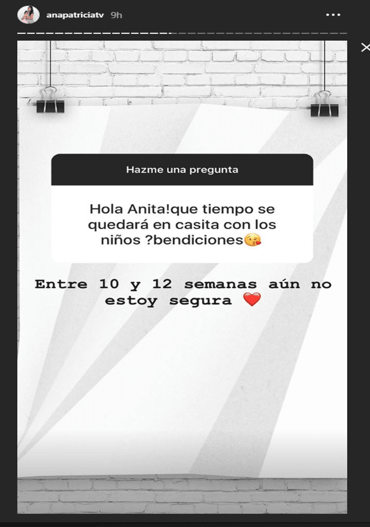 La conductora respondió a preguntas de sus seguidores en Instagram.