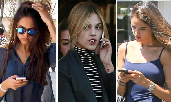 Descubrimos una obsesión de Eiza, revisar su celular en todo momento.