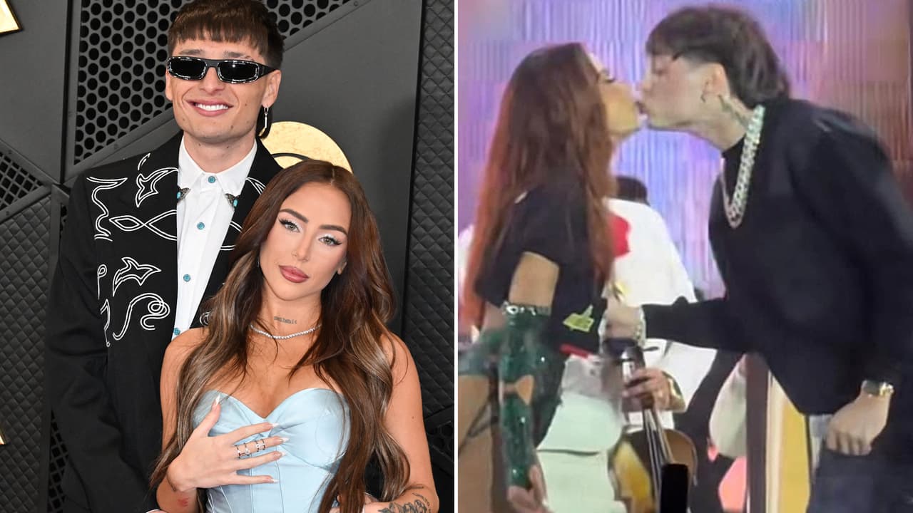 Peso Pluma le da tremendo beso a Anitta en pleno escenario: ¿ya superó a Nicki Nicole?