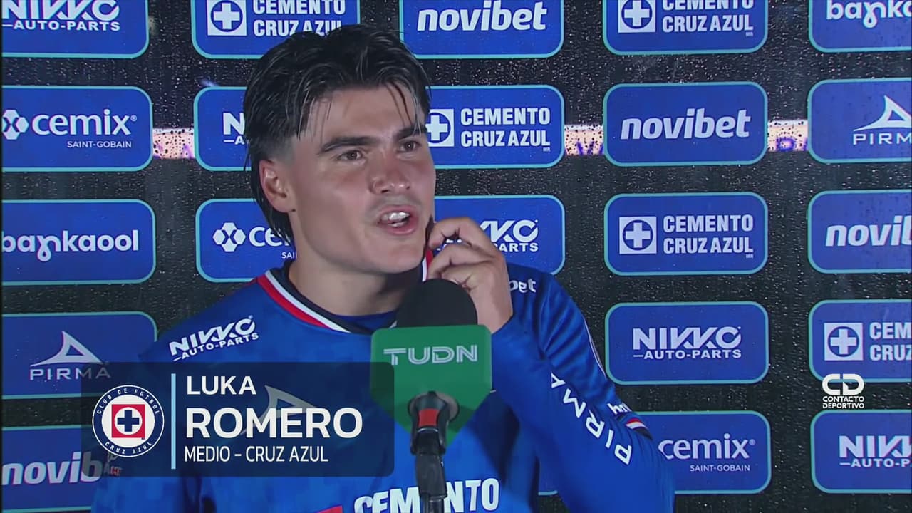 Luka Romero y su reacción tras su golazo ¡a lo Van Persie!