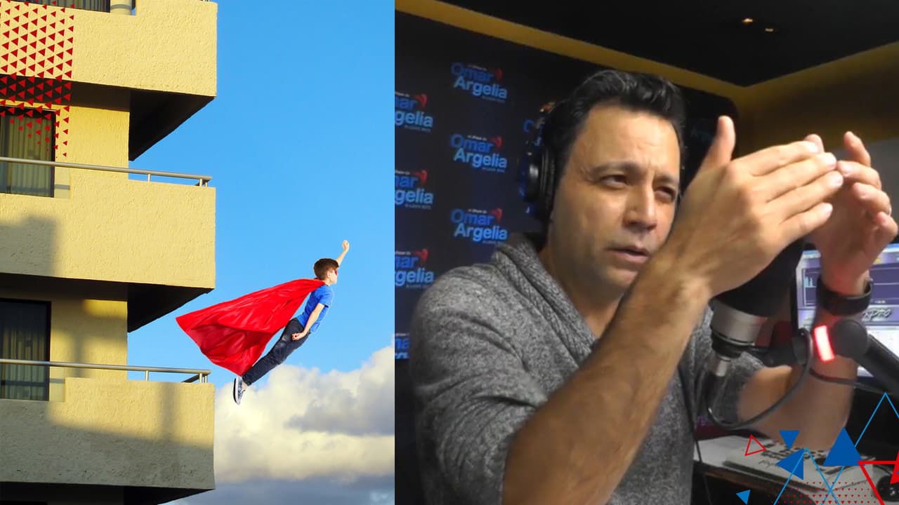 "Una vez me lancé del balcón": Omar y el Nene confesaron cómo de niños intentaron volar