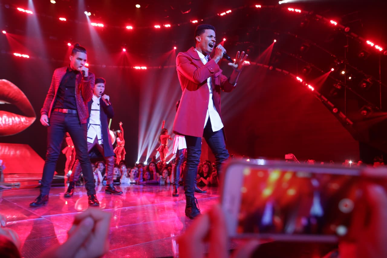 Y Christian demostró todo su sabor boricua.