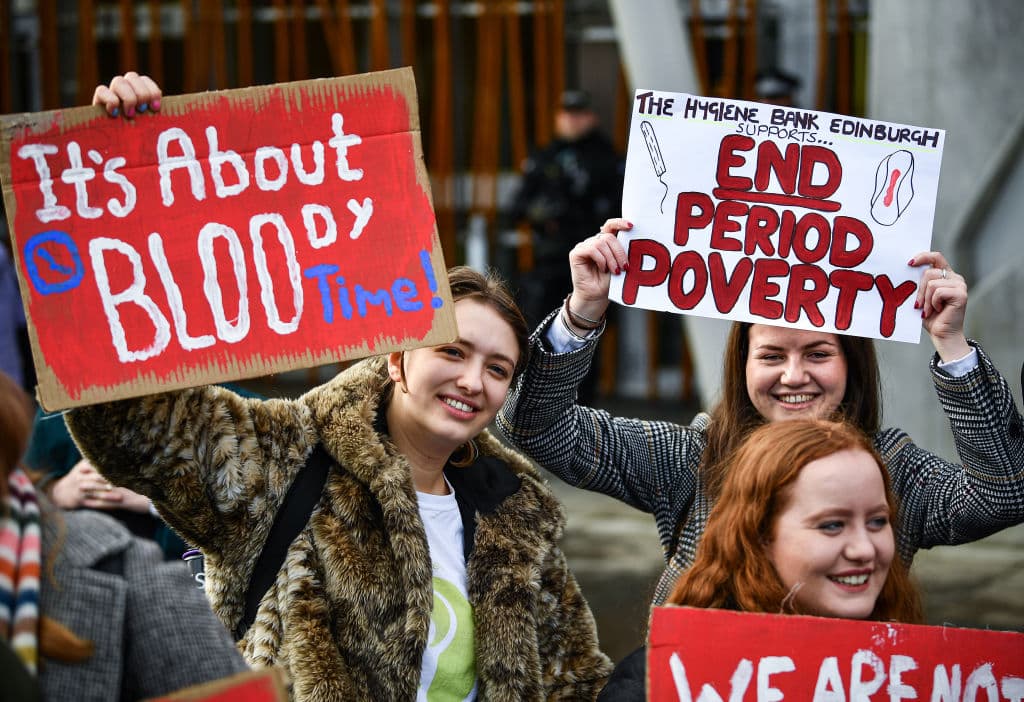 Escocia es la primera región del mundo en proporcionar gratis productos para la menstruación
