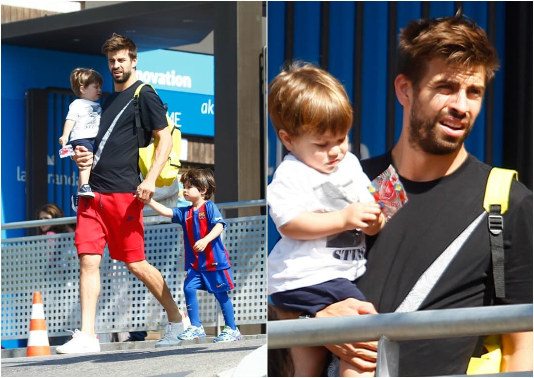 Gerard Piqué y su esposa Shakira son un súper equipo, es por eso que mientras la colombiana está descansando o trabajando, él se hace cargo de los peques.