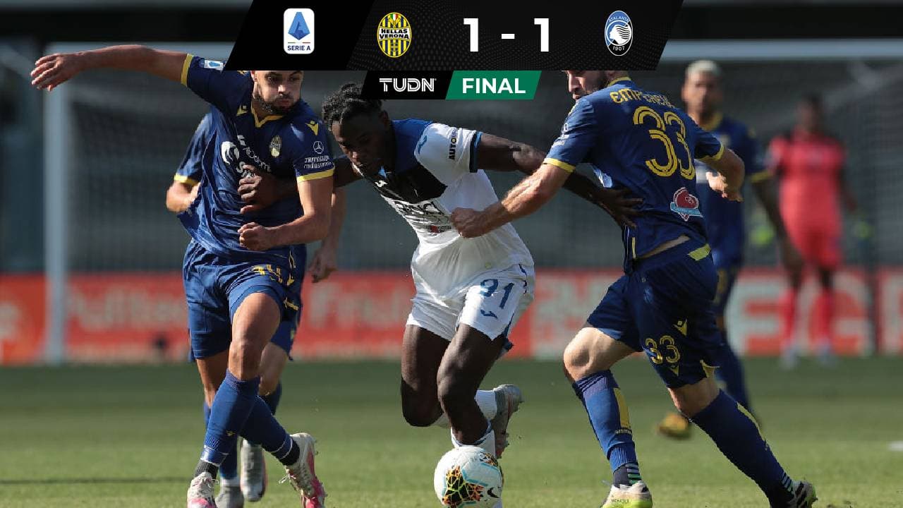 Atalanta empató con Verona y pierde opción de acercarse a la Juventus