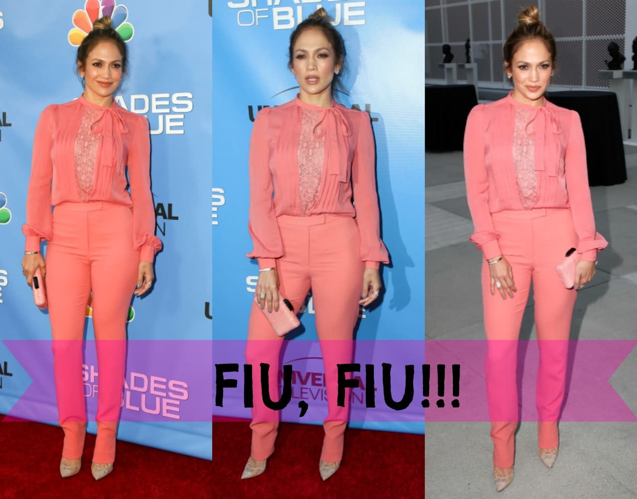 Jennifer Lopez lució fantástica y súper elegante durante la presentación de la serie 'Shades of Blue'.