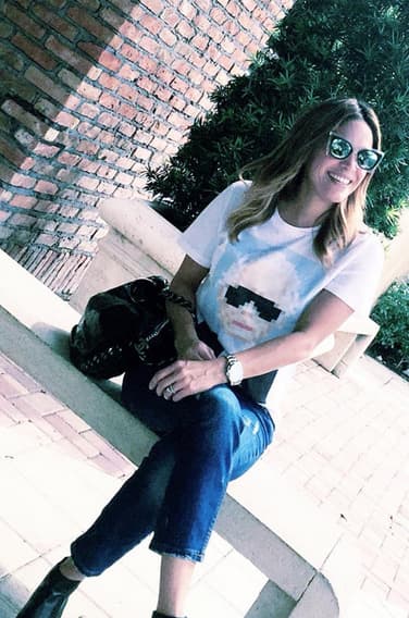 "¡Feliz domingo en familia!", deseó Karla. (Octubre 18, 2015)