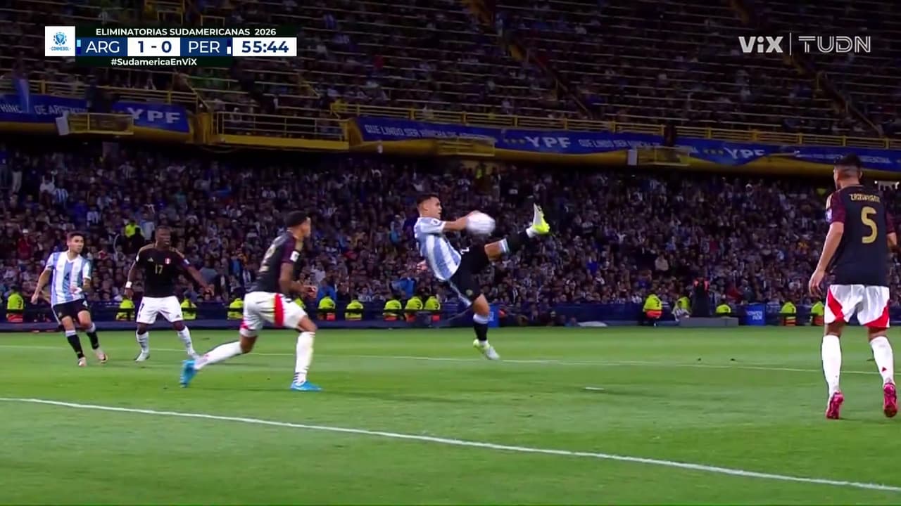 ¡Golazo enfermo de Lautaro! Una locura de remate y revienta el estadio