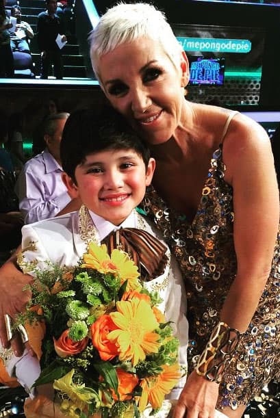 Ana Torroja le tomó gran cariño a los pequeños de la competencia y siempre les mostró su gran apoyo.