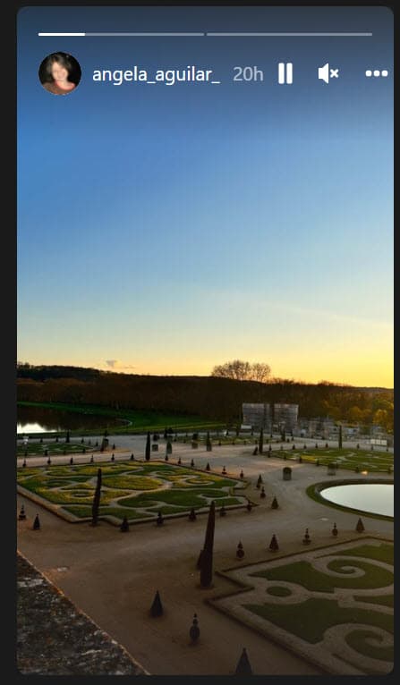 Por lo que han compartido, visitaron el Palacio de Versalles.
<br>