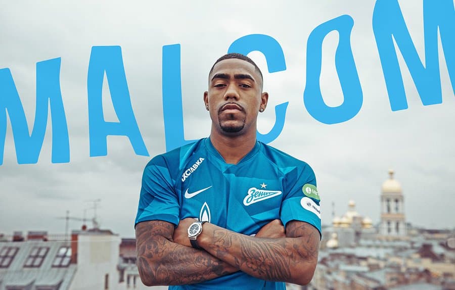 Afición del Zenit contra Malcom
