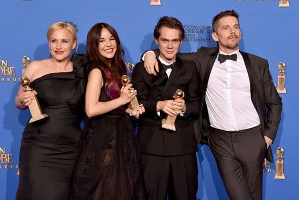 El elenco de 'Boyhood', mejor cinta - drama.