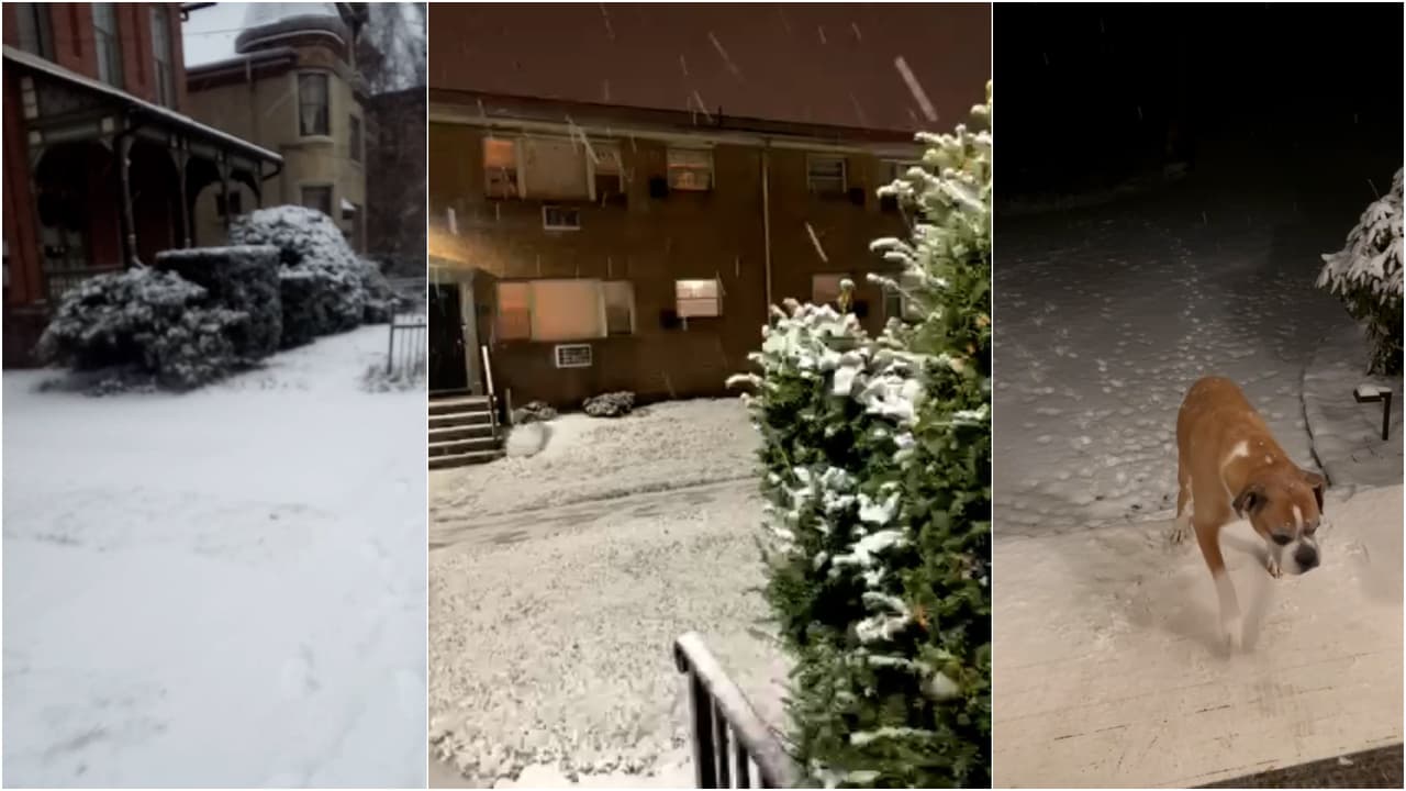 Usuarios de Noticias Univision 41 compartieron a través de la herramienta Repórtalo videos de la nevada desde Nueva York, Nueva Jersey, Connecticut y Pensilvania. Estas son las imágenes.