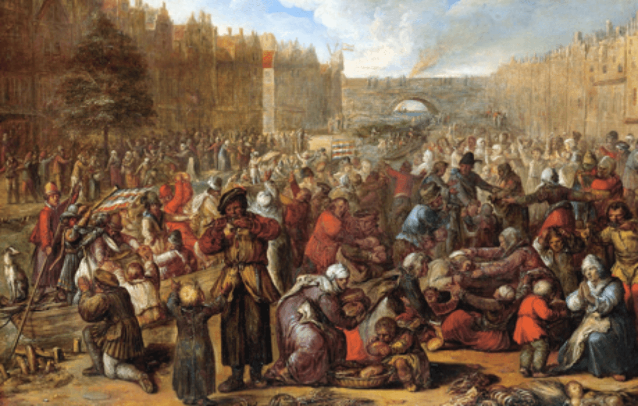 <h3 class="cms-H3-H3">8. Guerra de los 80 años</h3>
<br>
<br>💥
<b> Duración: </b>1568 - 1648 (80 años).
<br>
<br>💥 
<b>Combatientes: </b>Diecisiete provincias de los Países Bajos y el rey de España.
<br>
<br>💥 
<b>Muertos: </b>Más de 100,000
<br>
<br>💥 
<b>Campo de combate: </b>Países Bajos.
<br>