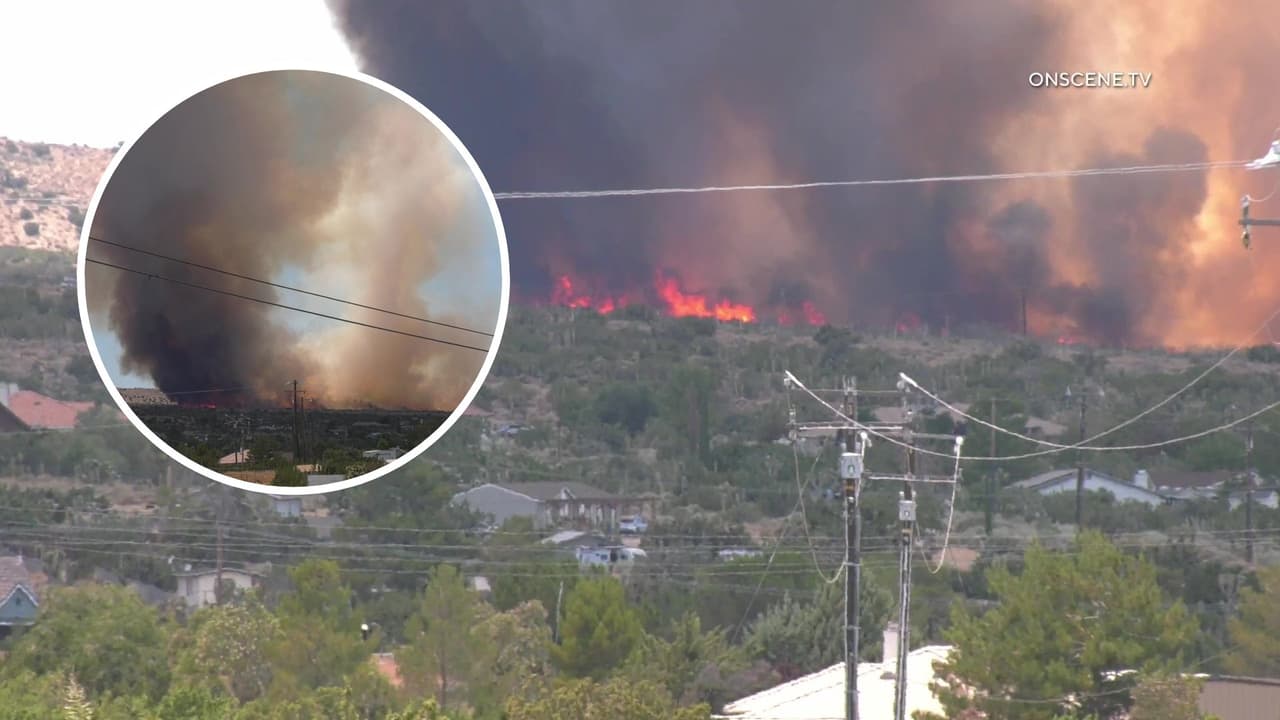 Summit Fire arrasa 1,600 acres en el Valle de Antílope: qué zonas evacúan y por qué preocupa