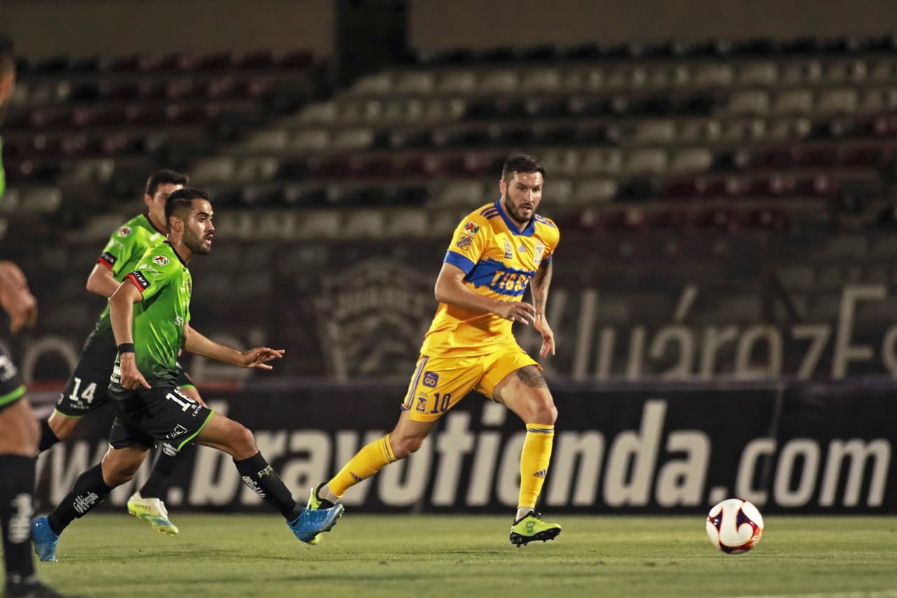 Con doblete de Nico López y gol de Dieg Reyes, Tigres logran vencer 2-3 a Bravos y consiguen tres puntos que son oxigeno puro.