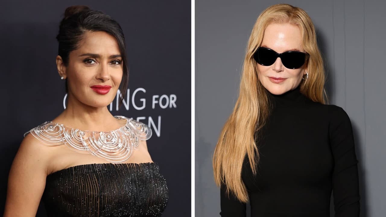 Salma Hayek y Nicole Kidman pasaron por momento incómodo durante una pasarela en París 