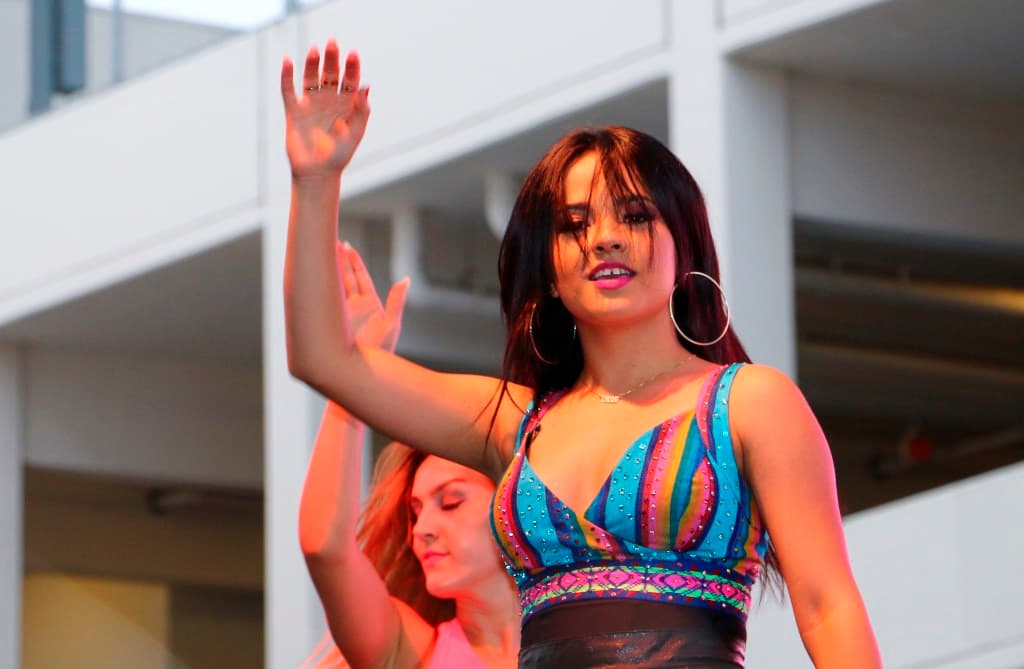 La cantante quiso complacer a sus fanáticos.