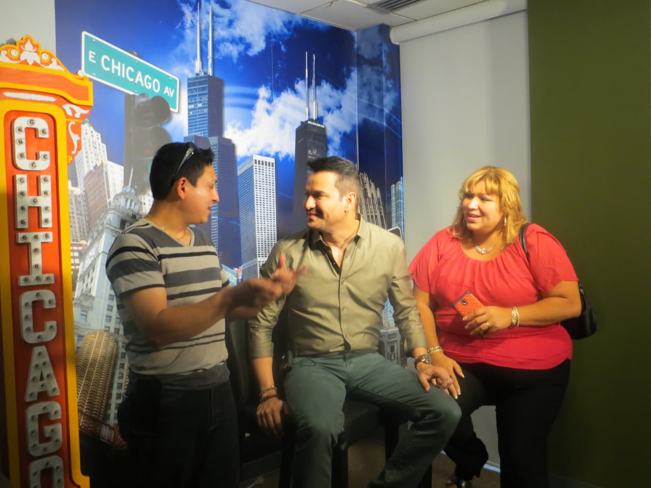 La joven quién sufre de diabetes tenía muchas ganas de conocerlo.